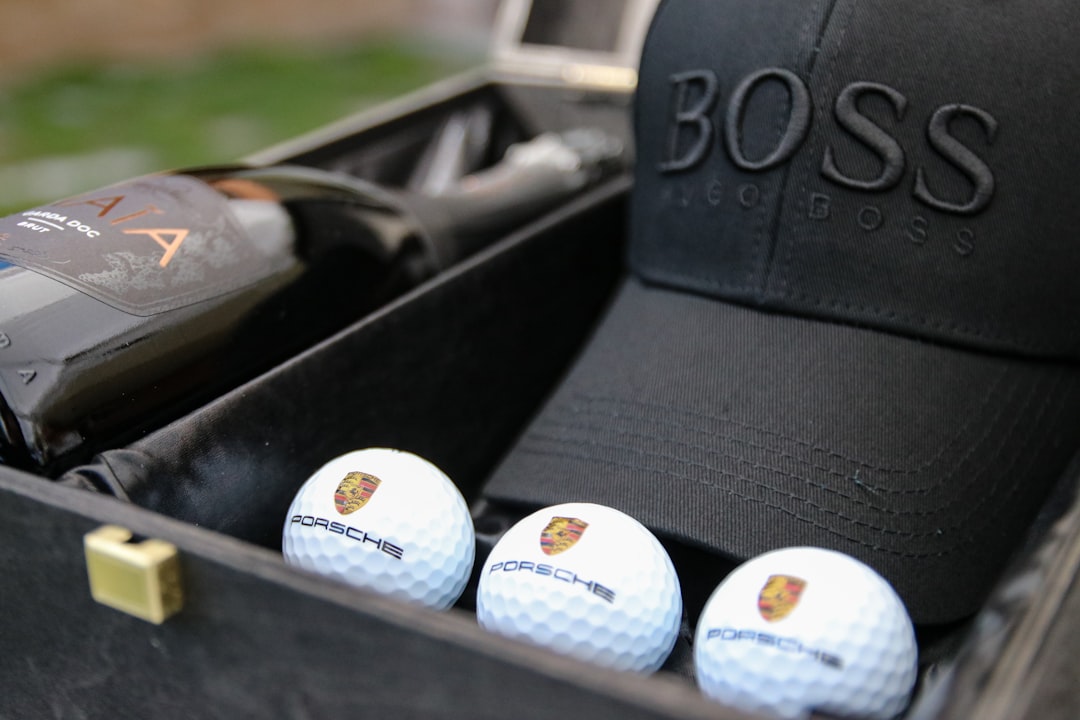 golf ball in black box