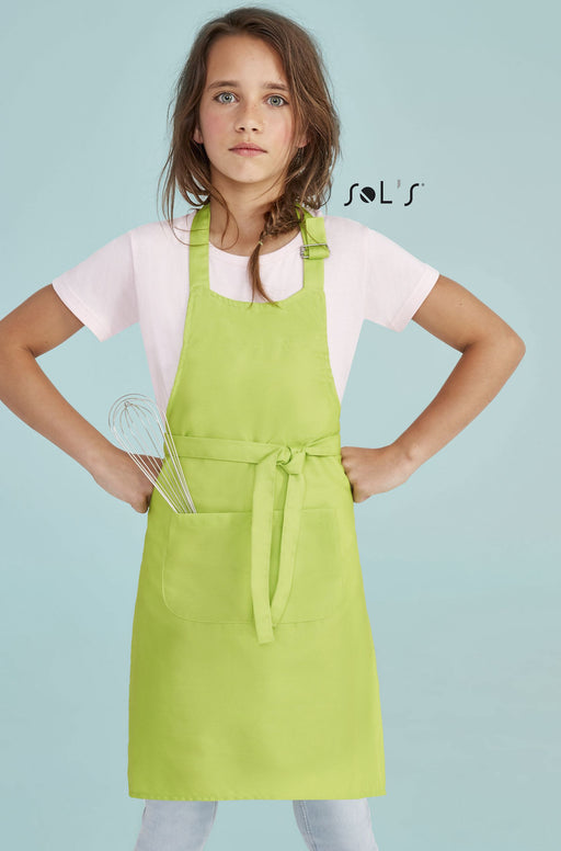 APRON kids size with pocket polyester cotton mix - Custom Promotional Product