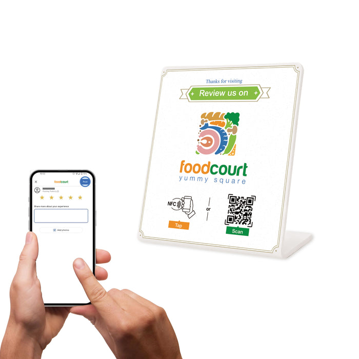 NFC Review Stand - Custom Promotional Product