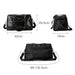 Carry-on Duffle Bag - A black carry-on duffle bag with adjustable straps and multiple compartments, shown from various angles.