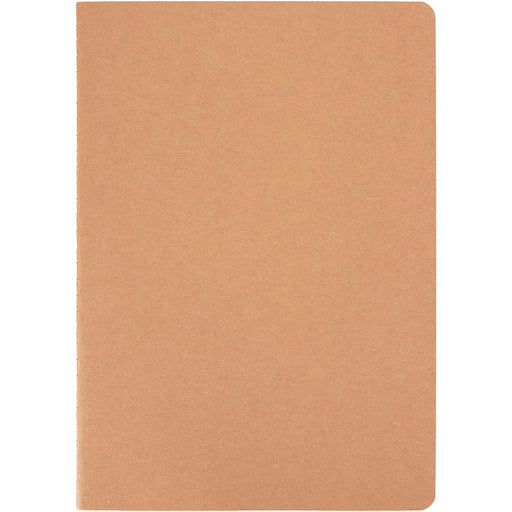 Slyk A5 Cahier Planner - A brown A5 planner with a simple, smooth cover and rounded edges, featuring a logo on the front.