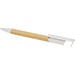 Delfina Phone Holder Pen - A bamboo pen with a white clip, featuring a minimalist design and a logo on the clip.