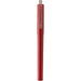 Mauna Recycled PET Gel Rollerball Pen - A red gel rollerball pen with a transparent cap and a sleek design. It features a logo on the body.