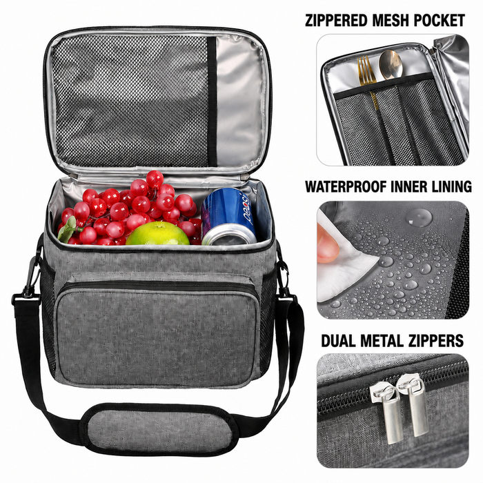 10L Insulated Lunch Cooler Bag
