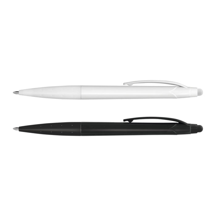Spark Stylus Pen - A stylus pen set featuring a white pen and a black pen, designed for writing and touchscreen use.