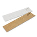 Vistro Stylus Pen - Colour Match - Two pen sleeves in white and brown, designed for packaging pens, featuring a cut-out for easy access.