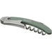 Seasons Nordkapp Waitress Knife - A green waitress knife featuring a corkscrew and a bottle opener, with a metallic stainless steel lever.
