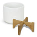 Planter with Bamboo Base - Custom Promotional Product