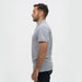 TRENDSWEAR Carter Men's Polo - A grey polo shirt for men, featuring a collar and a side view display. The shirt has a logo on it.