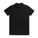 TRENDSWEAR Carter Men's Polo - A black polo shirt featuring a collar and short sleeves, with a logo on the chest.