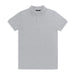TRENDSWEAR Carter Men's Polo - A light grey polo shirt with a classic collar and short sleeves, featuring a logo on the chest.
