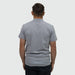 TRENDSWEAR Carter Men's Polo - A men's polo shirt in grey, featuring a back view with a fitted design and a small logo.