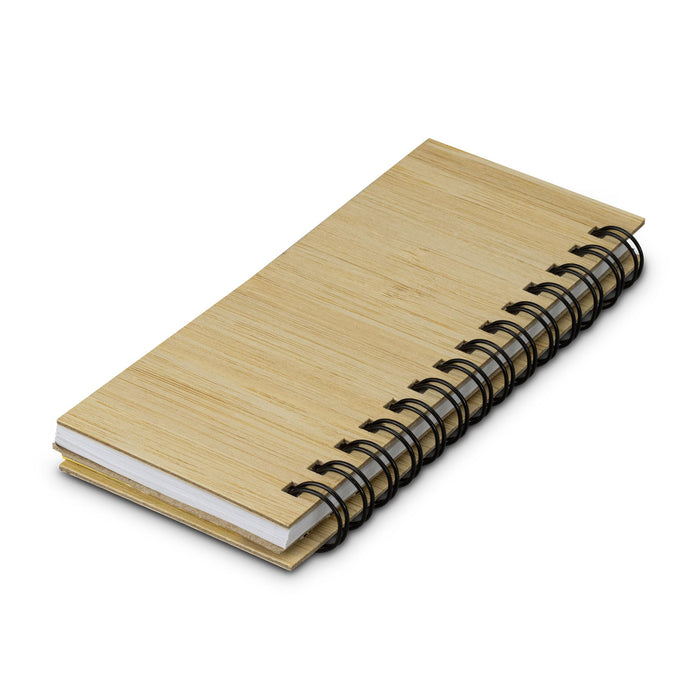 Bamboo Sticky Note Wallet - Custom Promotional Product