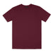 TRENDSWEAR Element Unisex T-Shirt - A unisex TRENDSWEAR Element T-shirt in a deep burgundy colour, featuring a plain design and a logo.