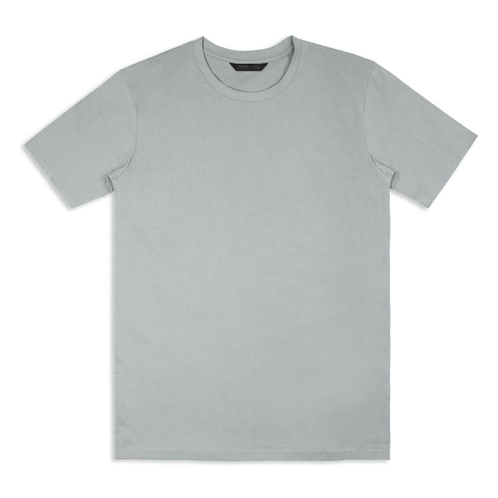 TRENDSWEAR Element Unisex T-Shirt - A light grey unisex T-shirt with a simple design and a logo on the tag.
