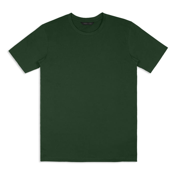 TRENDSWEAR Element Unisex T-Shirt - A green unisex T-shirt with a simple design and a round neckline, featuring a logo.