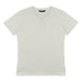 TRENDSWEAR Viva Womens T-Shirt - A light grey women's t-shirt with a v-neck design, featuring a logo on the neckline.