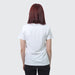 TRENDSWEAR Viva Womens T-Shirt - A white women's t-shirt with a crew neck and short sleeves, featuring a plain back view.