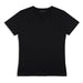 TRENDSWEAR Viva Womens T-Shirt - A black women's t-shirt with a v-neck design, featuring short sleeves and a fitted style. It has a logo.