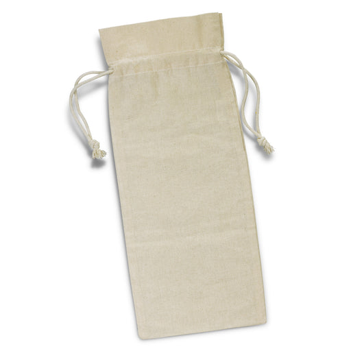 Cotton Wine Drawstring Bag - Custom Promotional Product