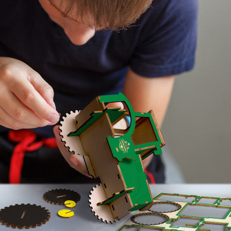 Tractor 3D Wooden Model Puzzle - Custom Promotional Product