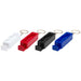 Aggia Recycled Plastic Phone Stand w/ Fidget Toy - A set of four keychain fidget toys in white, red, black, and blue, each featuring a branding logo.