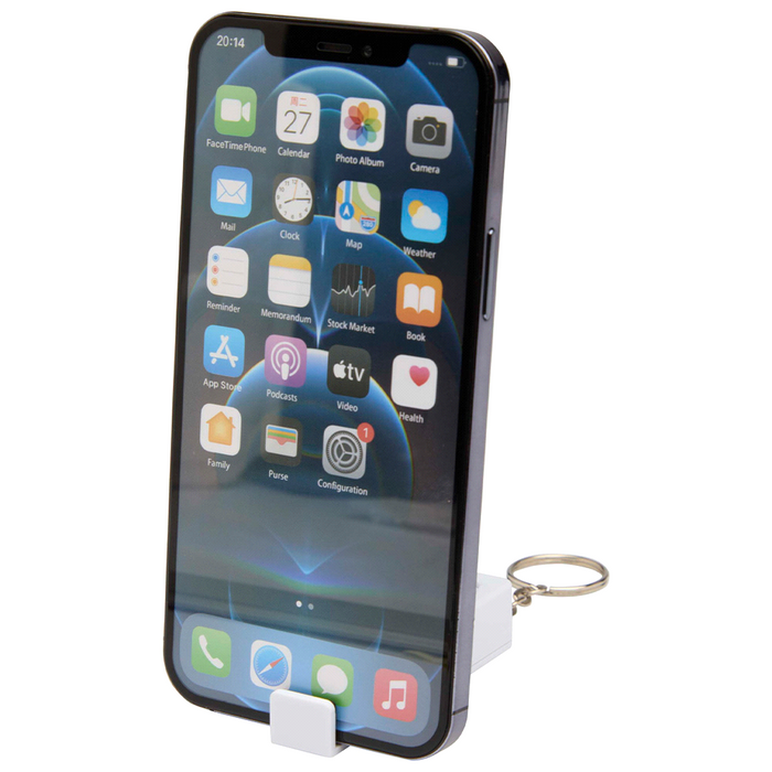 Aggia Recycled Plastic Phone Stand w/ Fidget Toy - Custom Promotional Product