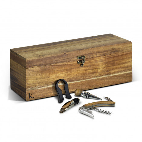 Keepsake Wine Box Gift Set - Custom Promotional Product