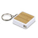 Bamboo Tape Measure Key Ring - Custom Promotional Product