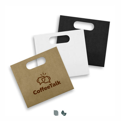 Medium Die Cut Paper Bag Landscape - Custom Promotional Product