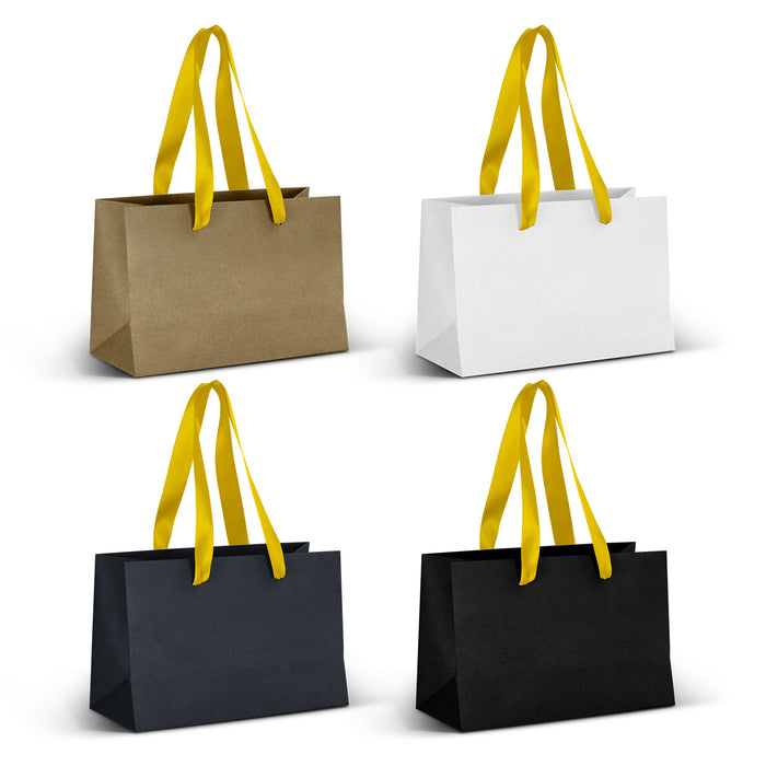 Small Ribbon Handle Paper Bag - Custom Promotional Product