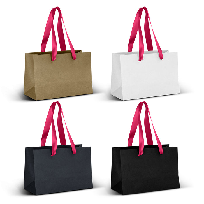 Small Ribbon Handle Paper Bag - Custom Promotional Product