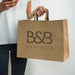 Extra Large Flat Handle Paper Bag Landscape - Custom Promotional Product