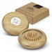 Natura Bamboo Folding Brush And Mirror - Custom Promotional Product