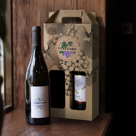 Wine Carry Pack - Double - Custom Promotional Product