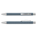 Lancer Fashion Pen - A metal pen in a blue-grey finish with silver accents and a clip, featuring a sleek design.