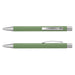 Lancer Fashion Pen - A green metal pen with a silver clip and tip, featuring a sleek, modern design.