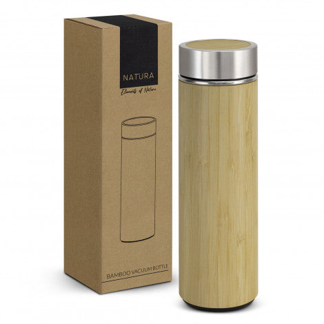 Natura Bamboo Vacuum Bottle - Custom Promotional Product