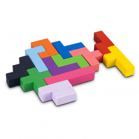 Pentomino Wooden Puzzle - Custom Promotional Product