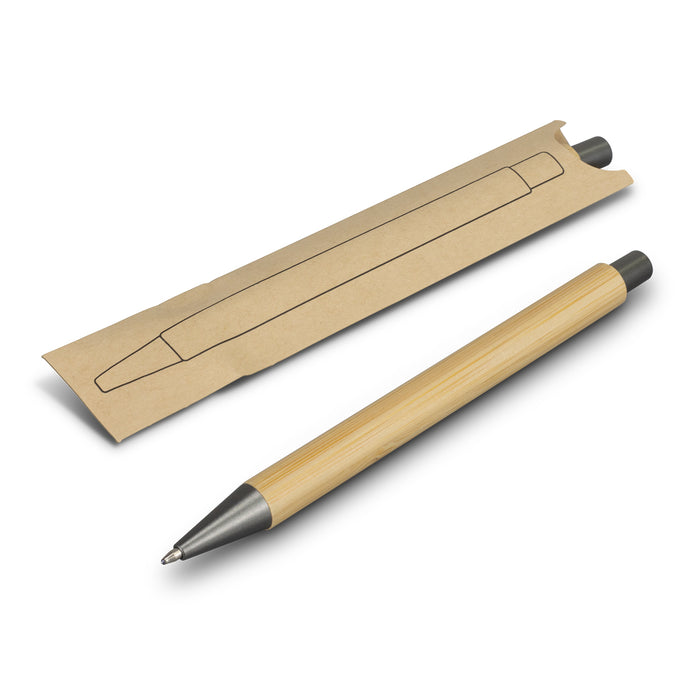 Spice Noclip Bamboo Pen - Custom Promotional Product