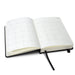 A5 Daily Diary - 2027 - A5 daily diary for 2027 with a black cover, featuring blank monthly calendar pages and a bookmark ribbon.