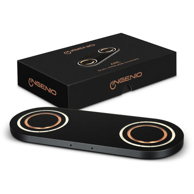 INGENIO Arc Dual Wireless Charger - Custom Promotional Product