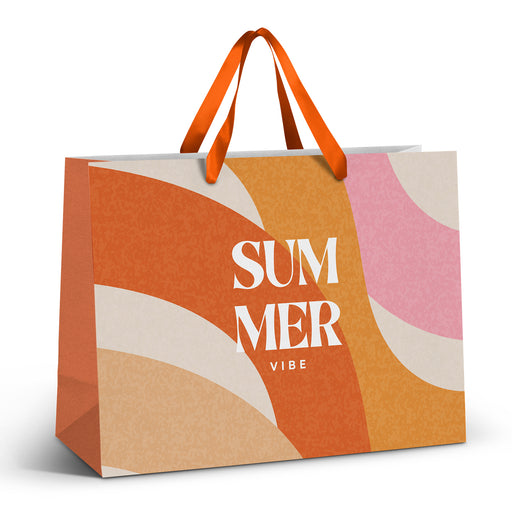 Extra Large Ribbon Handle Paper Bag - Full Colour - Custom Promotional Product