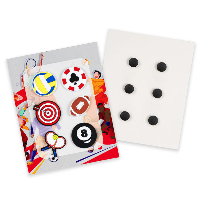 Custom Shoe Charms Jibbitz - 6 Pack - Custom Promotional Product