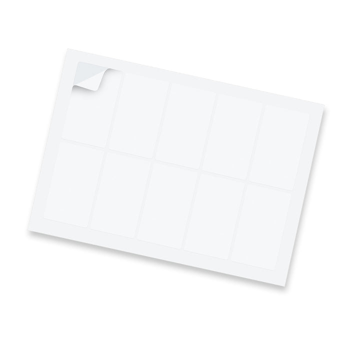 Sticker Sheet 88x50mm Rectangle - Gloss - Custom Promotional Product