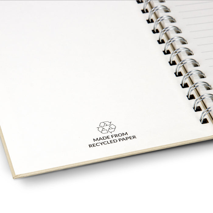 Terra Recycled Paper Spiral Notebook - Custom Promotional Product