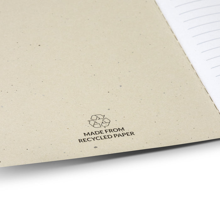 Terra Recycled Paper Soft Cover Notebook - Custom Promotional Product