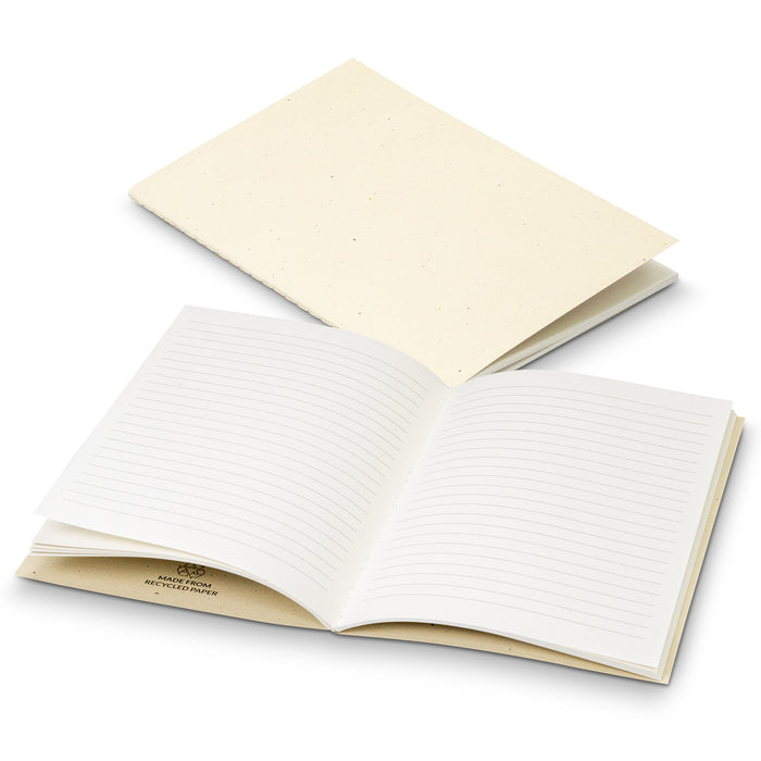 Terra Recycled Paper Soft Cover Notebook - Custom Promotional Product
