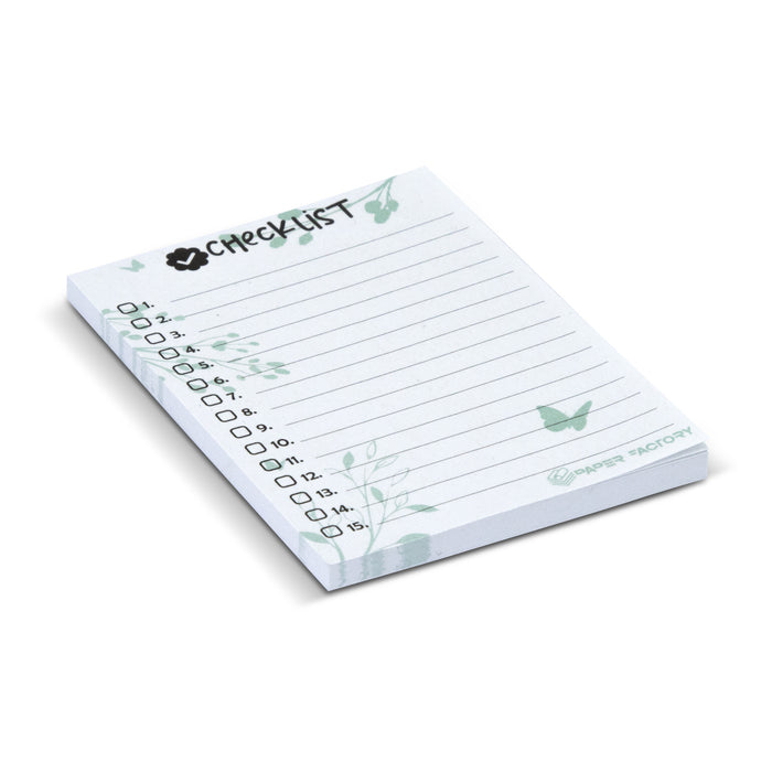 Recycled Sticky Pad 100 x 75mm - 50 Sheets - Custom Promotional Product