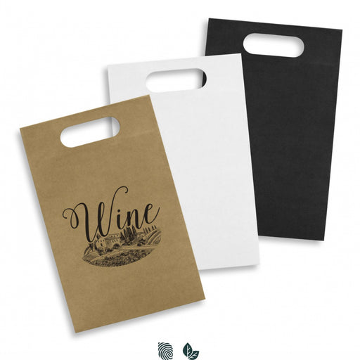 Die Cut Paper Wine Bag - Custom Promotional Product